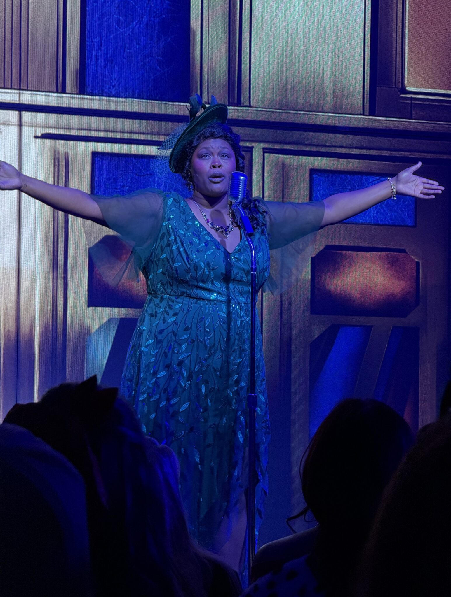 singer performs on the Disney Destiny