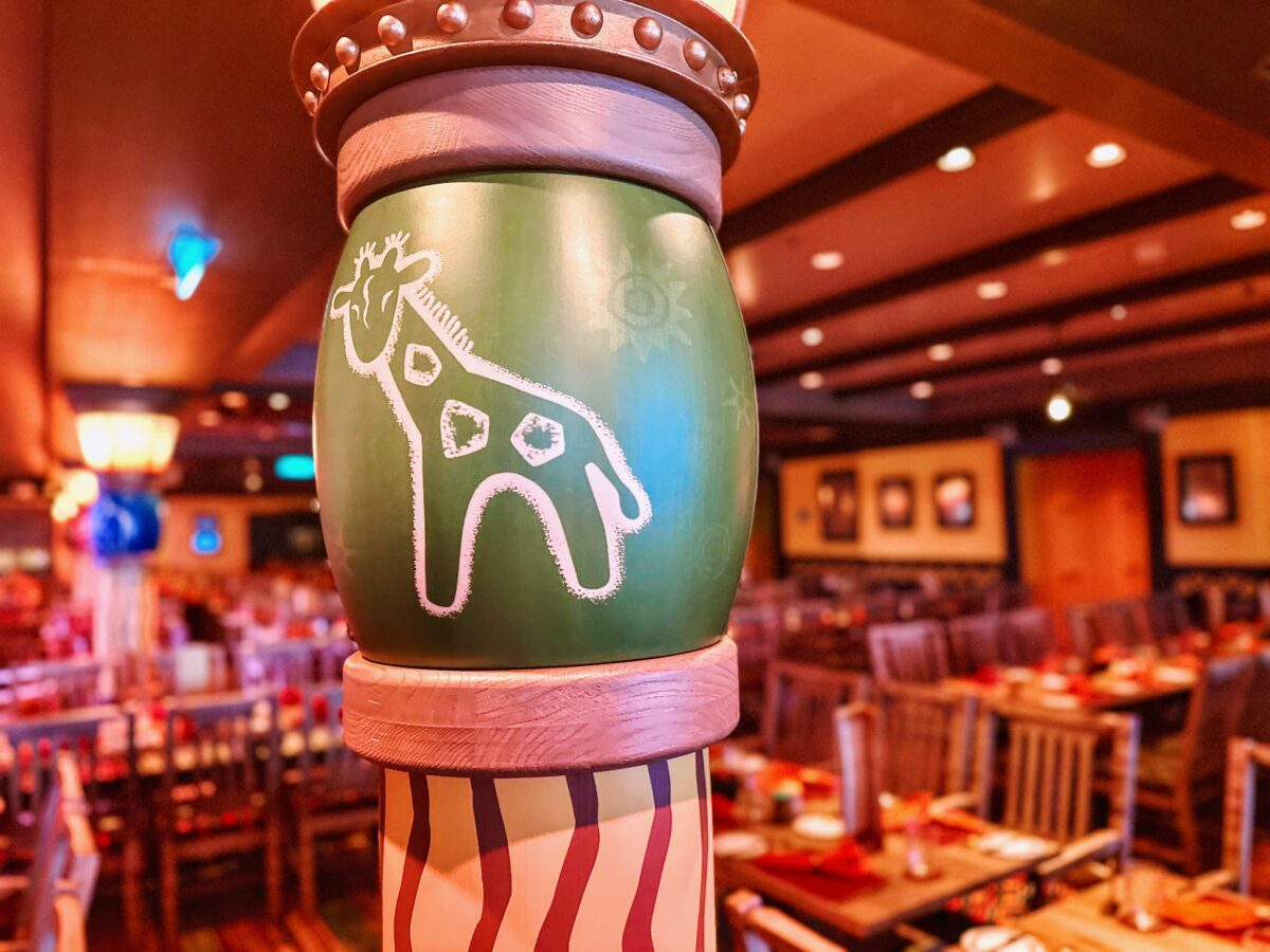 restaurant details - Pride Lands Feast of the Lion King dinner show - food menu - Disney Destiny cruise ship