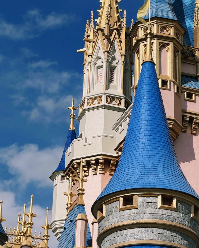 Cinderella Castle repainting 