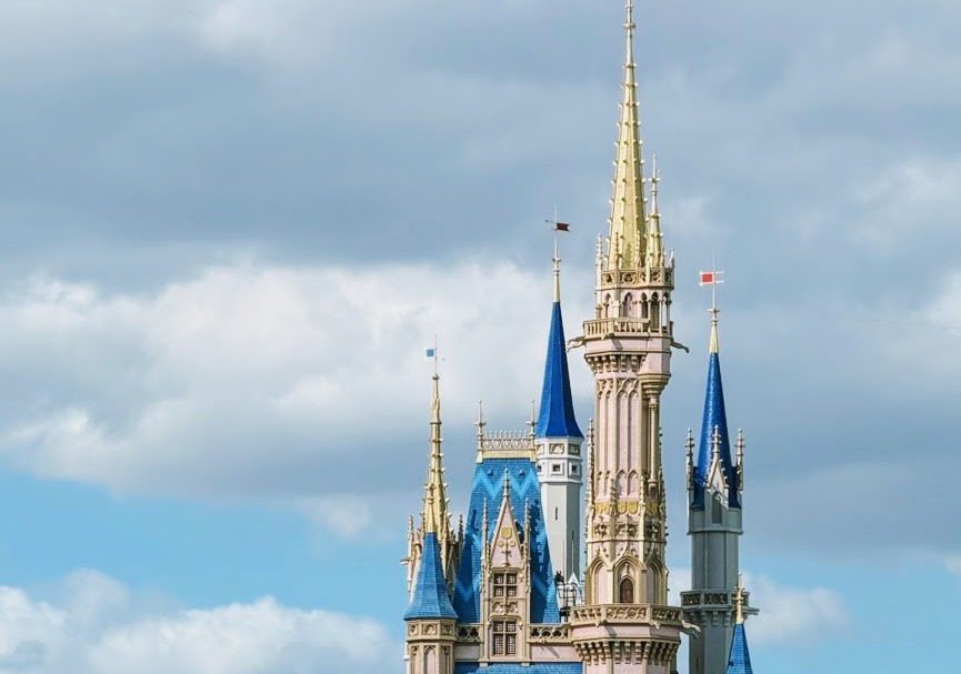 Cinderella Castle repainting 