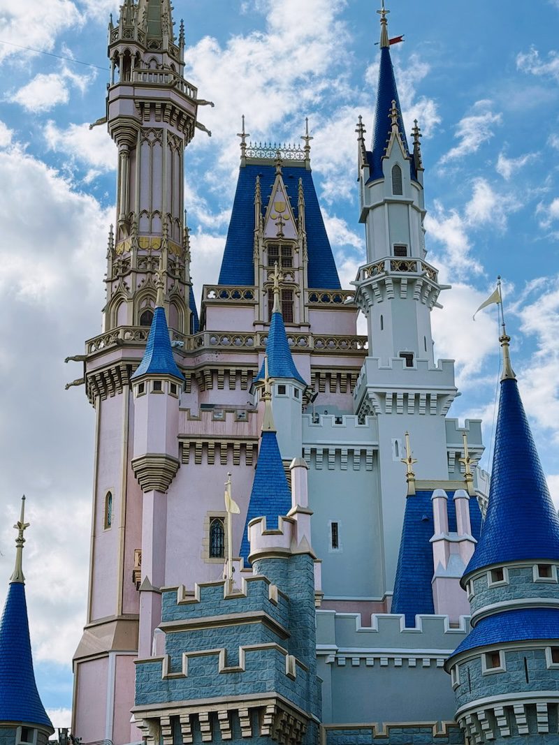 Cinderella Castle repainting 