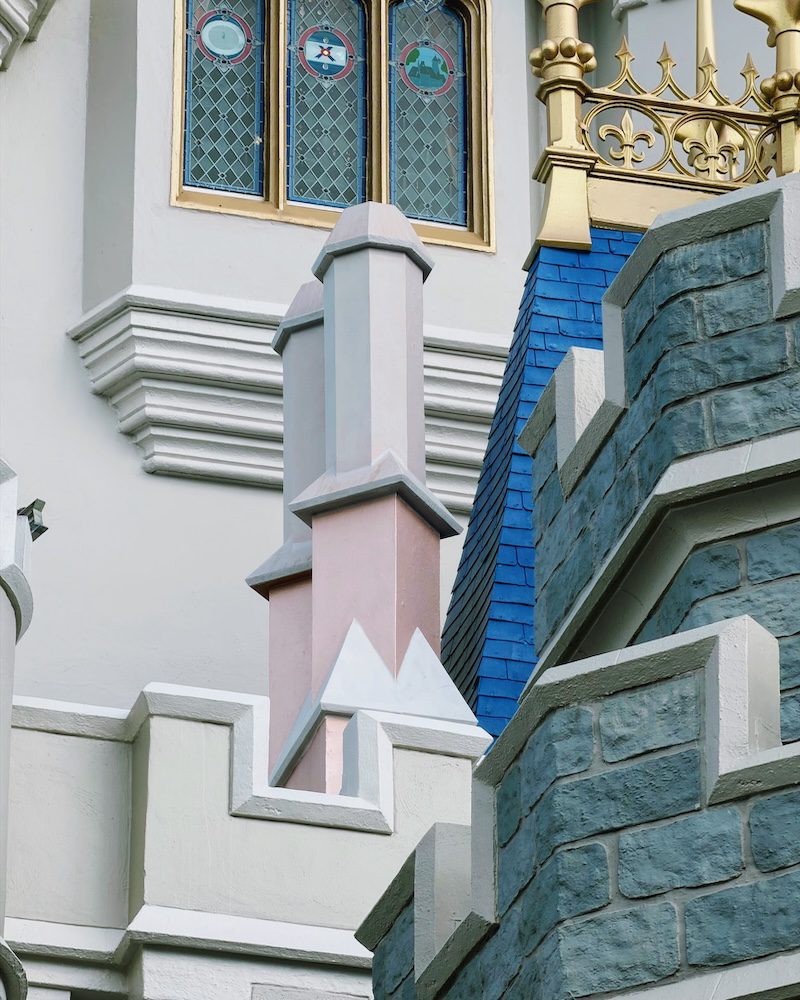 Cinderella Castle repainting 