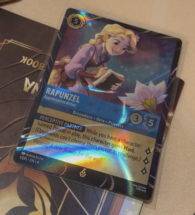 Rapunzel Lorcana card