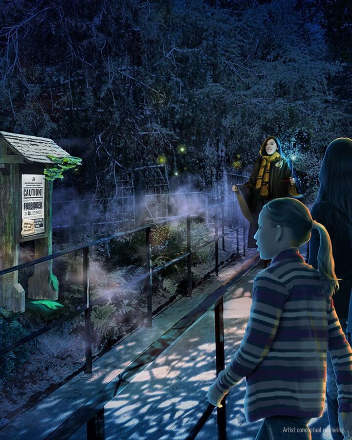 Universal Fest Fest Forbidden Forest Search for the Hippogriff conceptual rendering 2