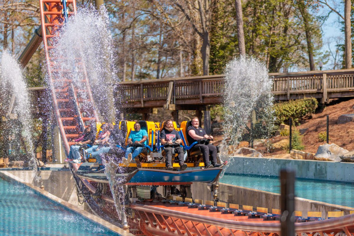 Georgia Gold Rusher - coaster with water effect