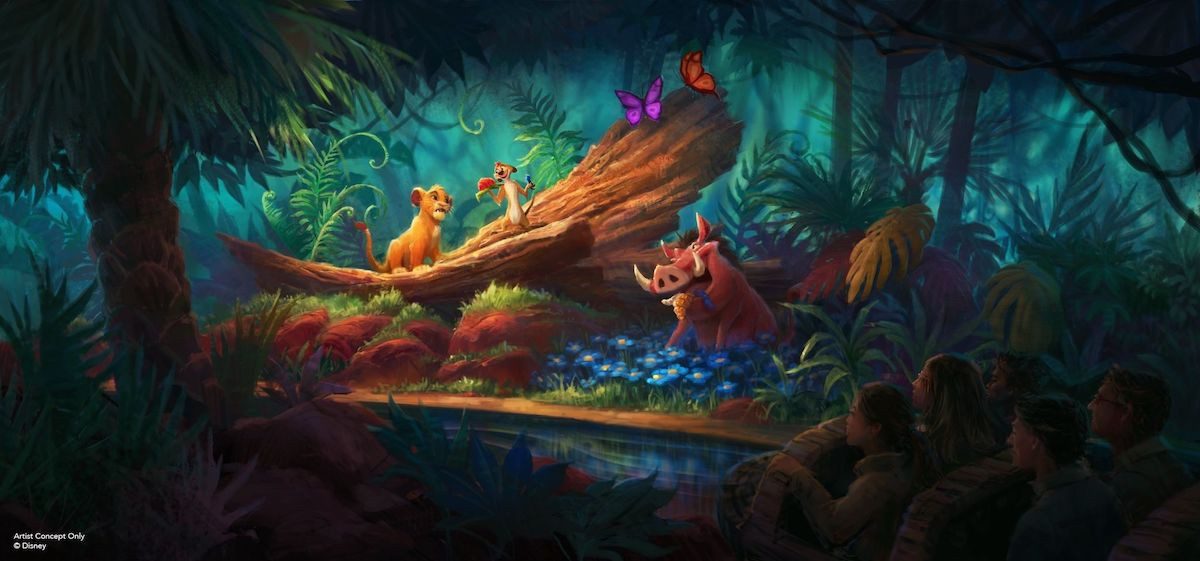 'The Lion King' log flume ride coming to Disney Adventure World - Disneyland Paris. Concept Art. - Photo courtesy of Disney