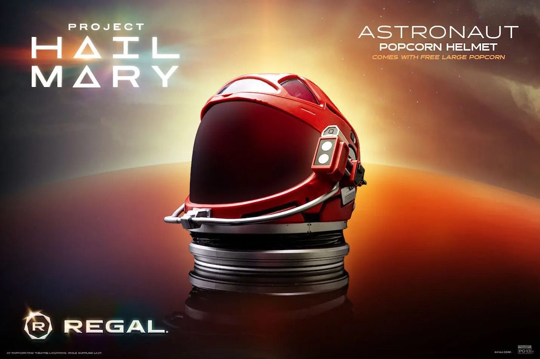 Project Hail Mary movie theatre collectible