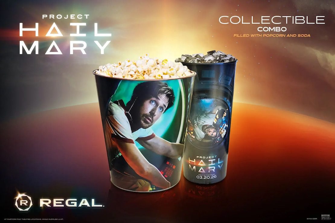 Project Hail Mary movie theatre collectible