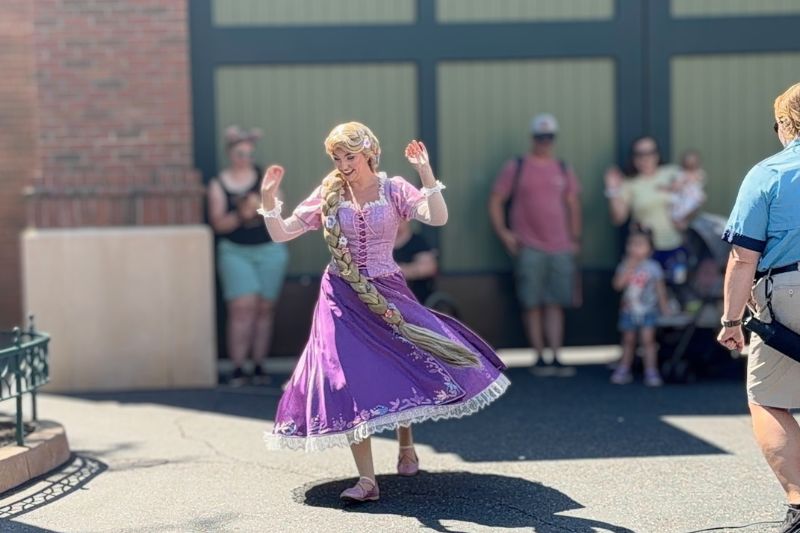 Rapunzel on Grand Avenue at Disney's Hollywood Studios 