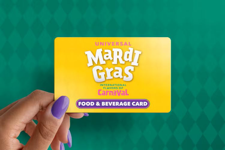 Universal Orlando Resort Food & Beverage Card