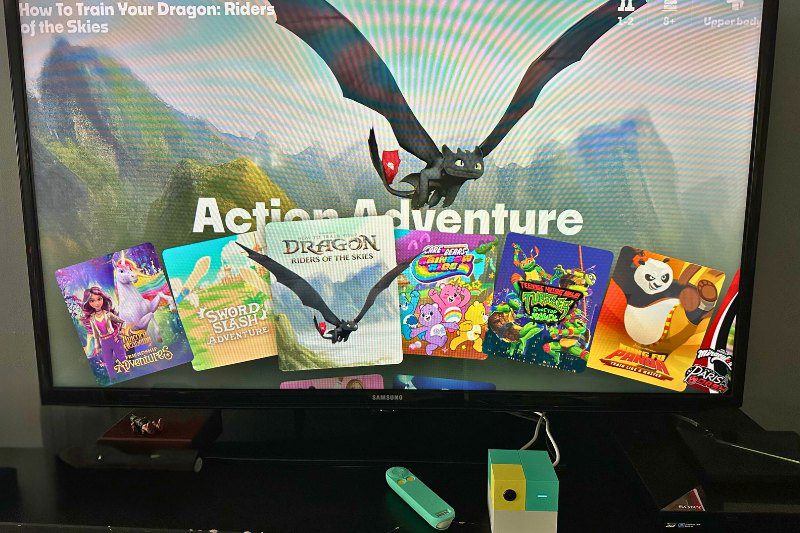 Action Adventure Games Nex Playground on television screen