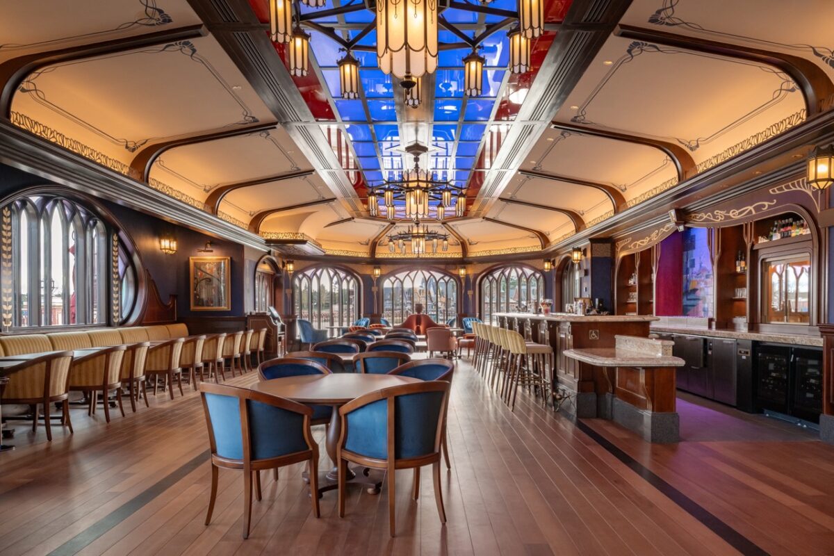 Inside the Regal View restaurant 