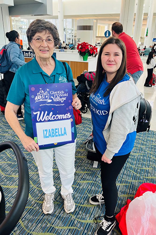 Give Kids The World Village airport meet and greet