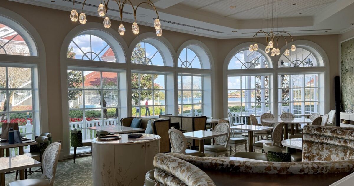 A preview inside The Garden View Lounge