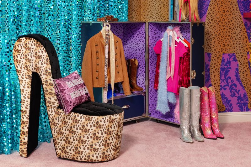 Hannah Montana Airbnb clothing and accessories - photo provided by Airbnb