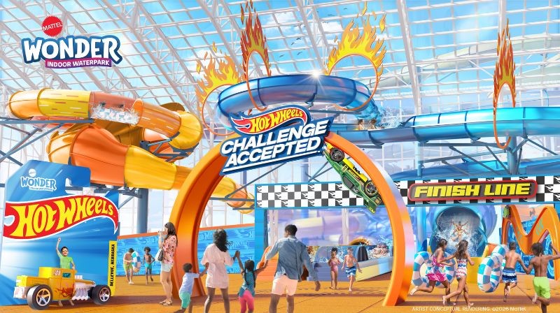 Mattel Wonder Hot Wheels waterslide concept
