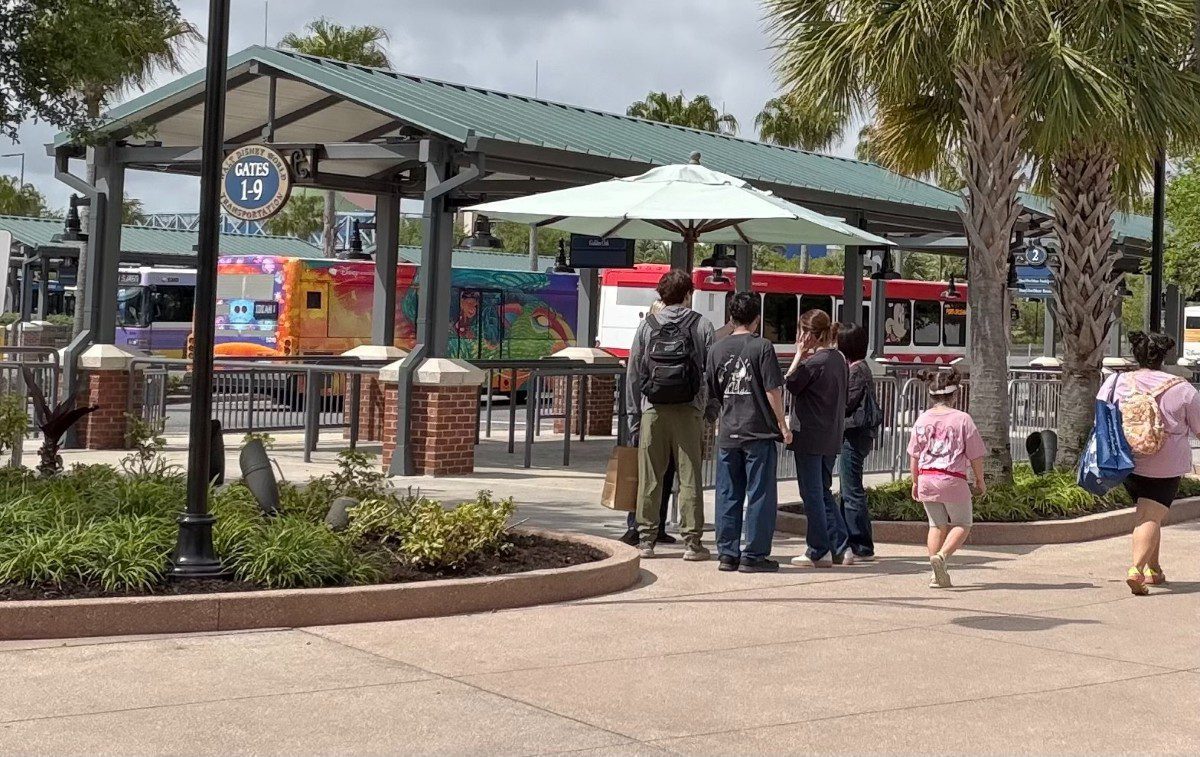 Disney Springs bus loop. Photo by Magic City Mayhem