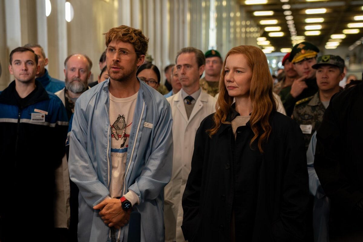 Ryan Gosling in Project Hail Mary, on earth