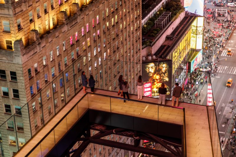 America 250 Times Square Viewing Deck closer