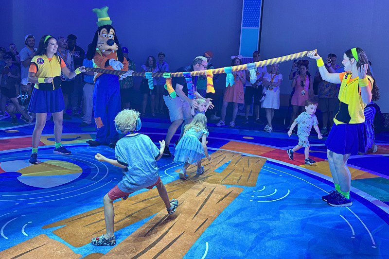 kids at Cool Kids' Summer at Epcot GoofyCore limbo 