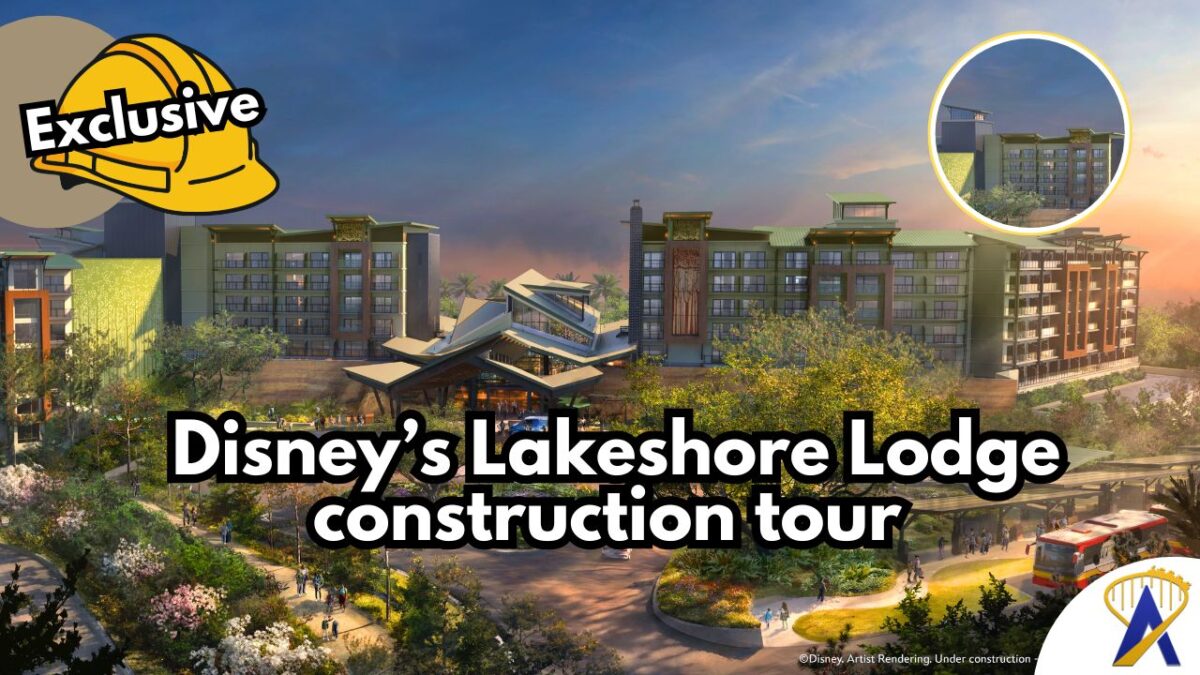 Disney's Lakeshore Lodge construction tour photos and interview - rendering from Disney