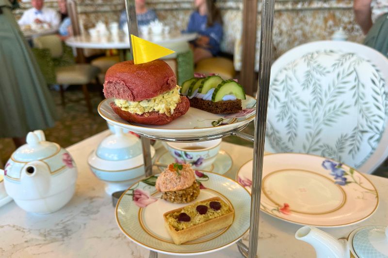 Grand Floridian afternoon tea savory items tower