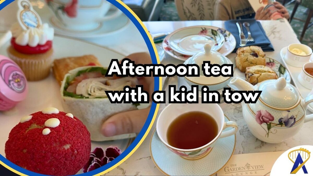 Grand Floridian afternoon tea with kids Photos by Dani Meyering