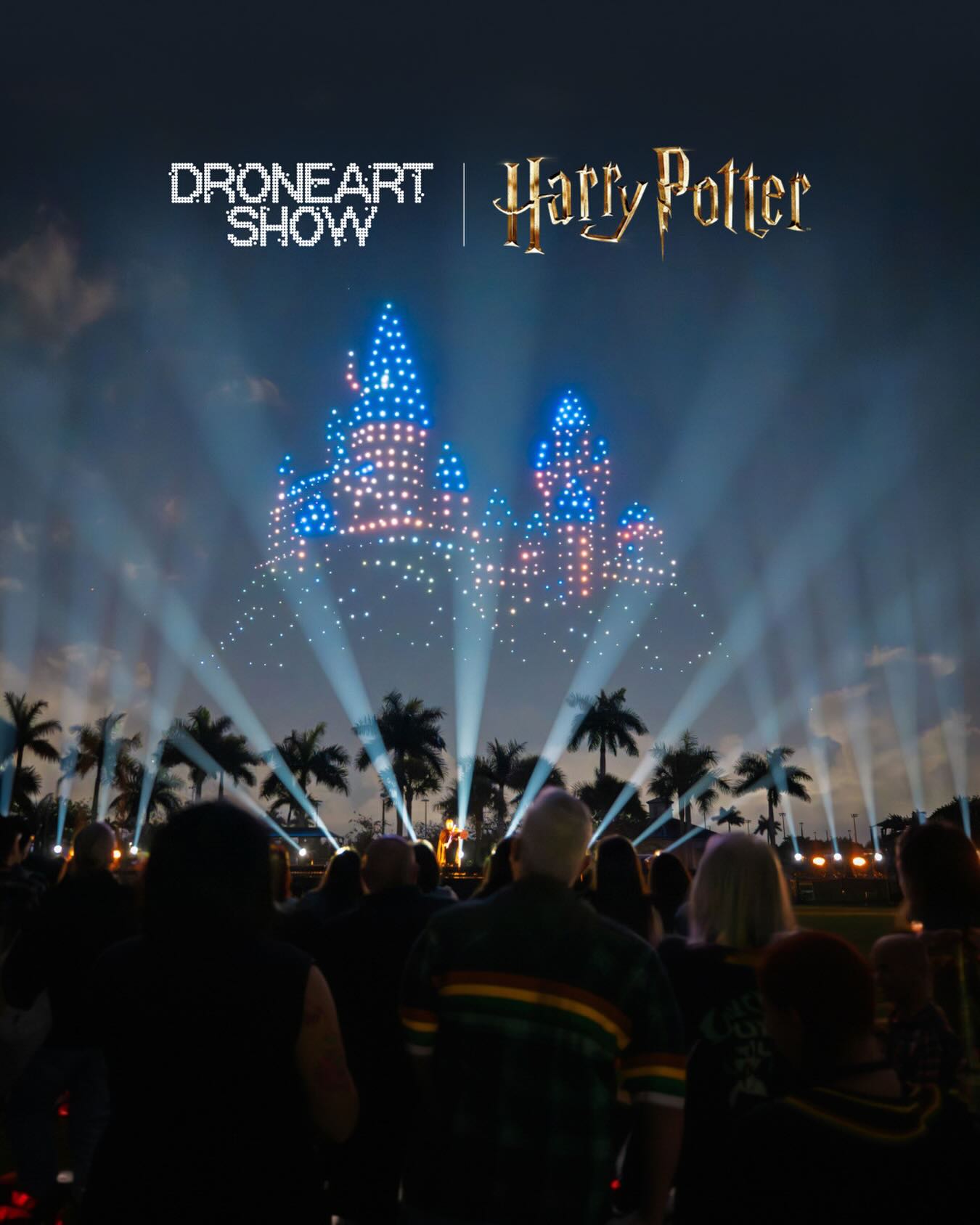 Harry Potter drone show concept.
