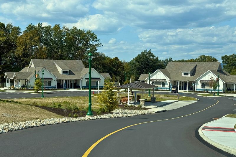 exterior of villas at hotel hershey