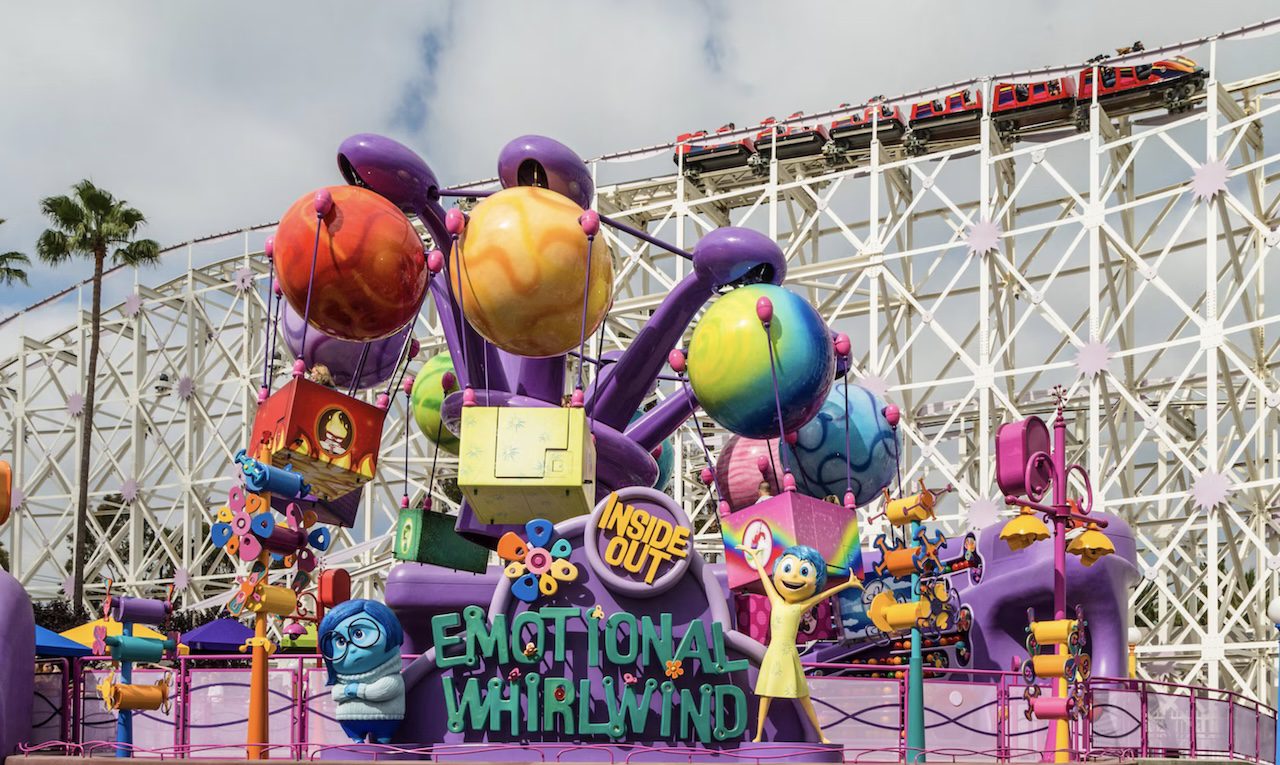 Inside Out Emotional Whirlwind at California Adventure