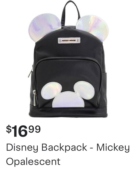 Mickey mini backpack Aldi Disney collection April 2026