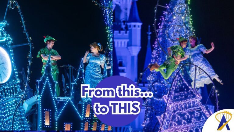 New peter pan and wendy Disney Starlight parade photos from walt disney world