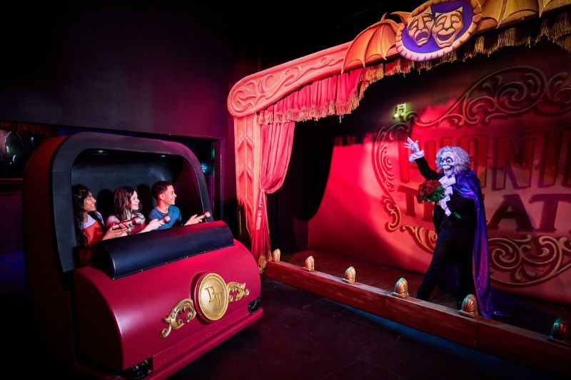 promo photo of Phantom Theater Opening Nightmare opening scene.
