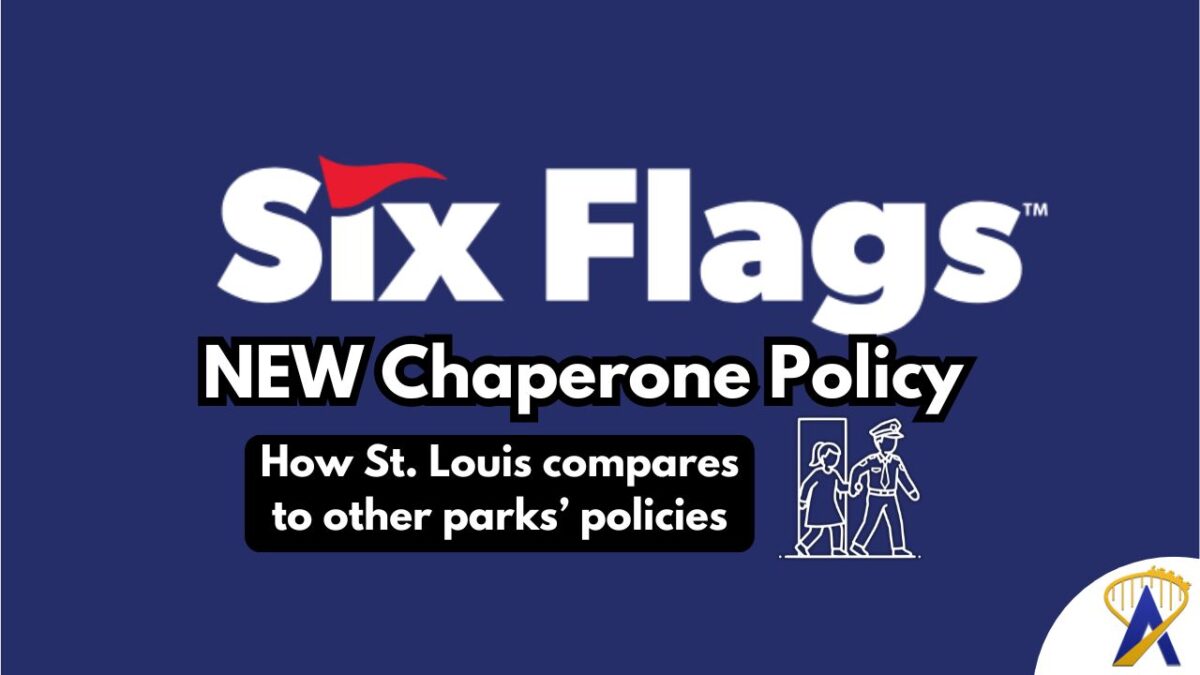 Six Flags St Louis chaperone policy compared to other Six Flags parks