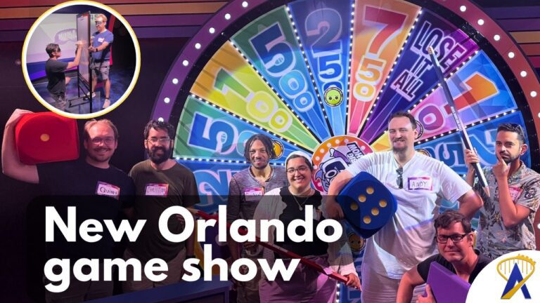 The Great Big Game Show in Orlando group photo