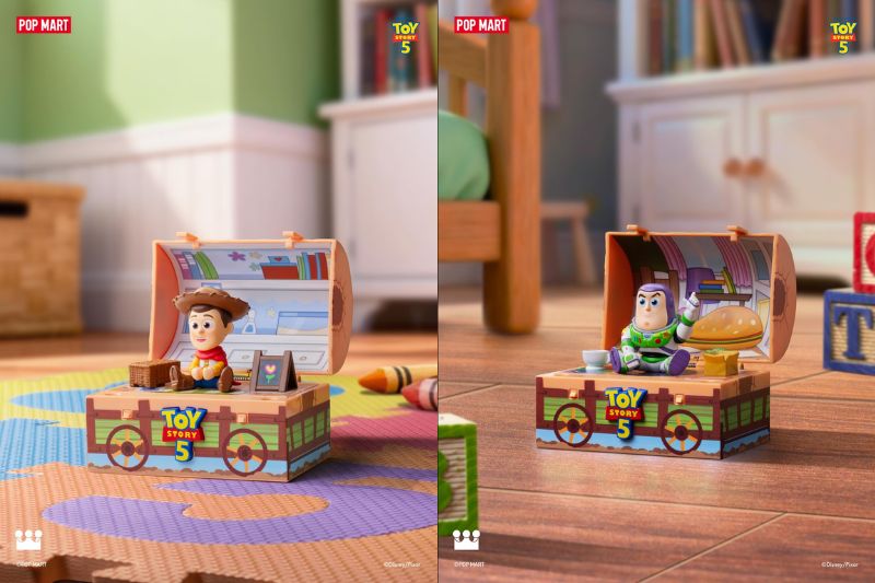 Woody and Buzz Popmart Blindbox toy story 5 - From @pixar Instagram