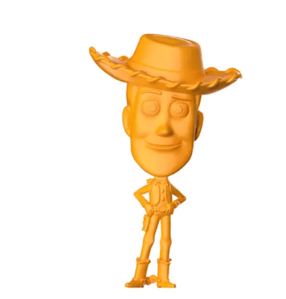 Woody figure and spoon toy story 5 cereal prize - from Kellogg's