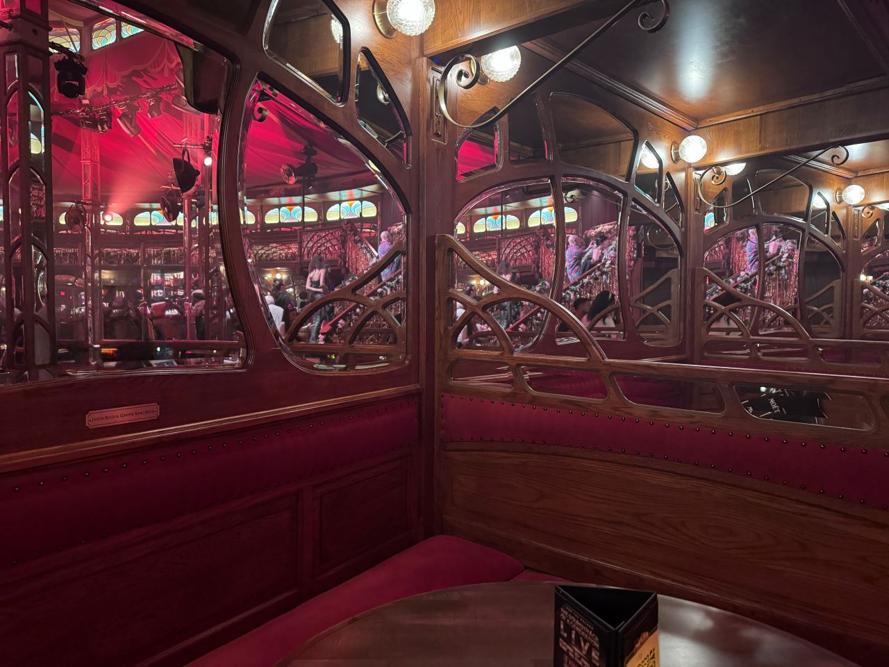 CineVita For The Record Spiegeltent mirrors and fabric