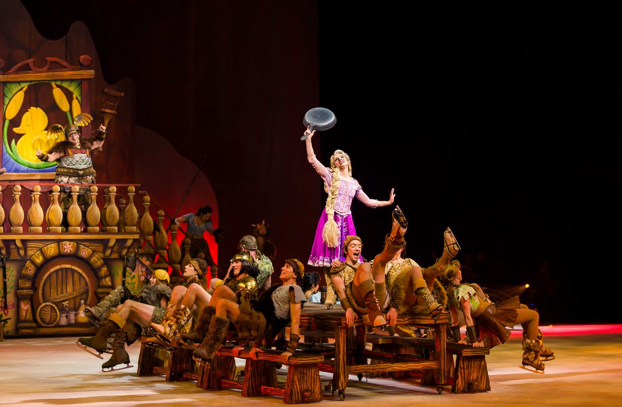 Disney on Ice Tangled Snuggly Duckling ice segment - courtesy of Disney on Ice