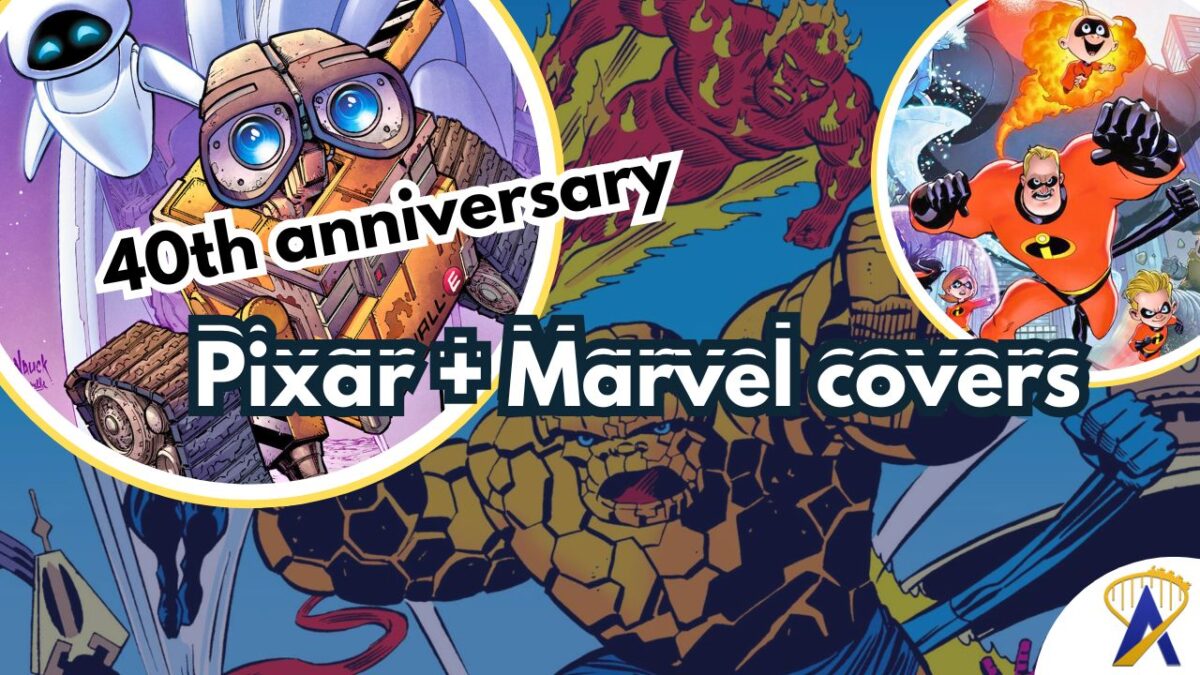 Pixar-40th-anniversary-Marvel-Comics-Avengers-style-covers