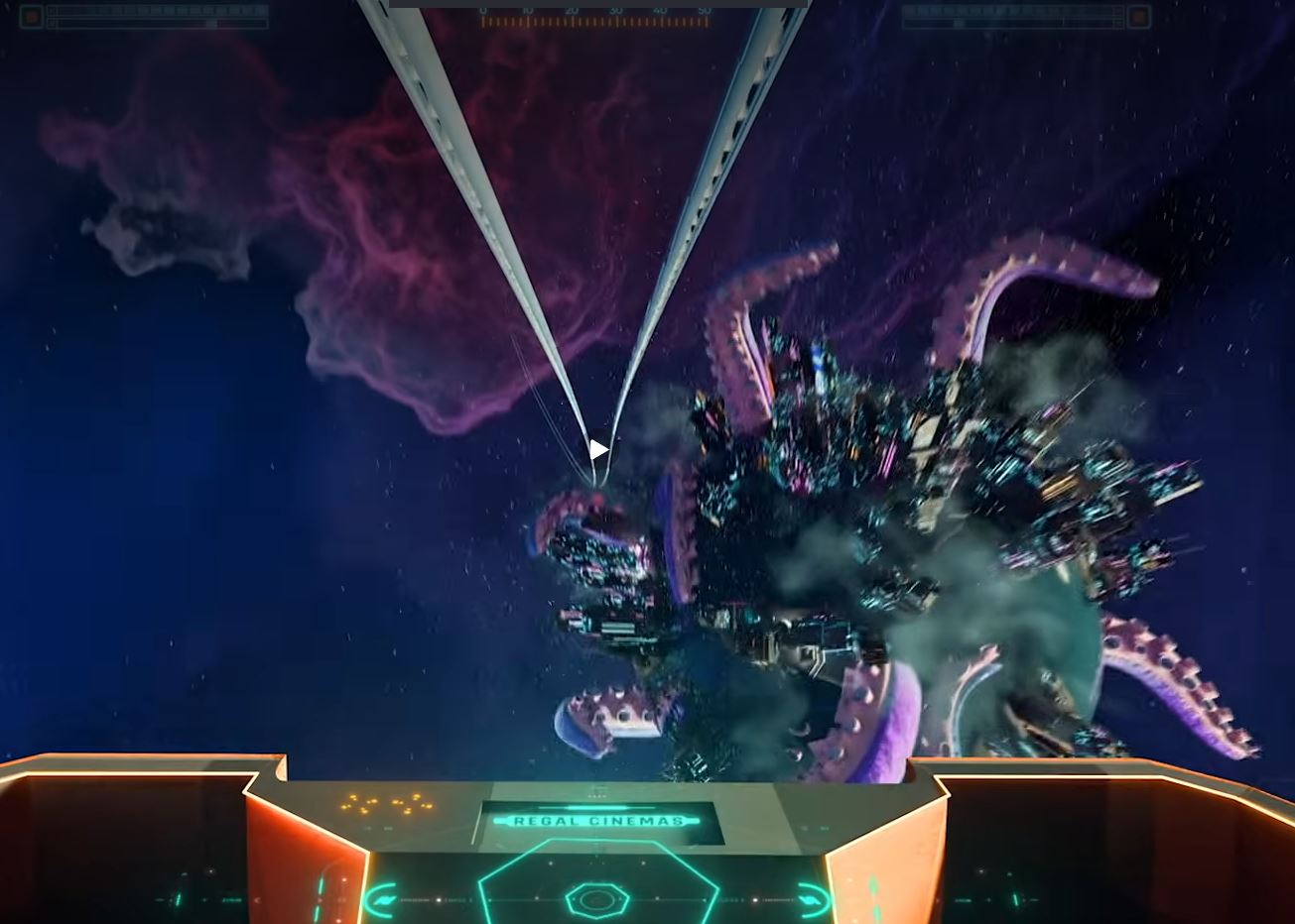 Regal coaster screenshot from video