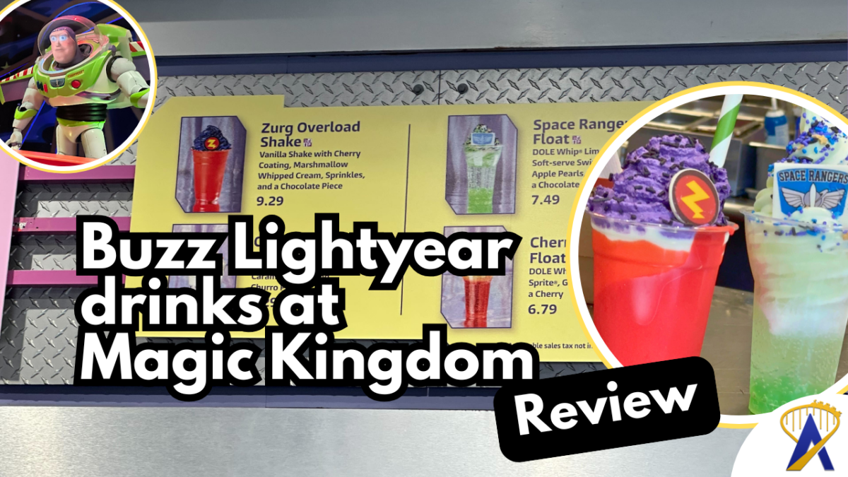Review of Buzz Lightyear drinks at Magic Kingdom