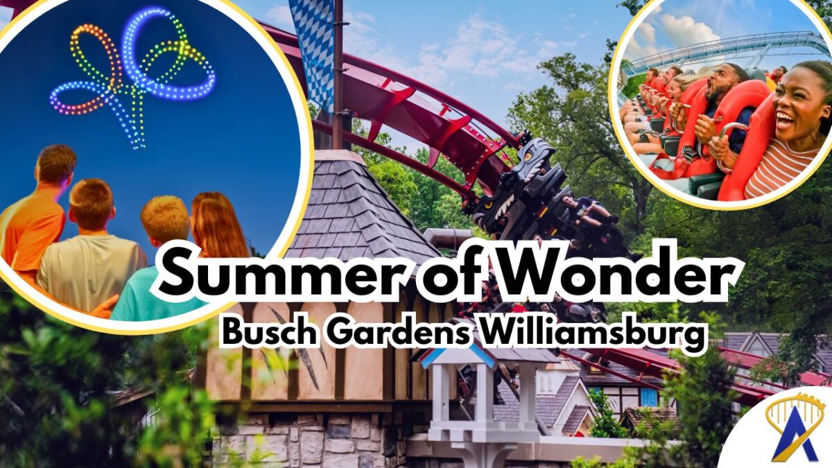 Summer of Wonder at Busch Gardens Williamsburg coasters and drones