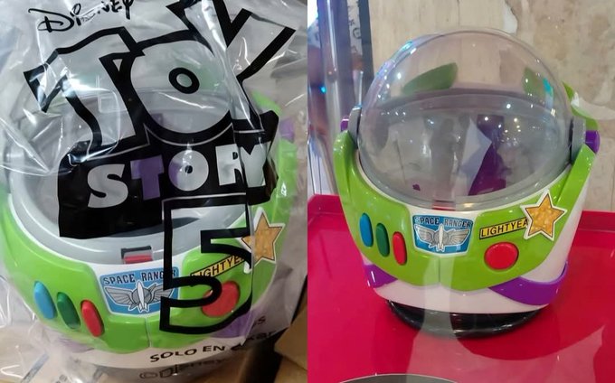 Supposed Buzz Lightyear Toy Story 5 Popcorn Bucket