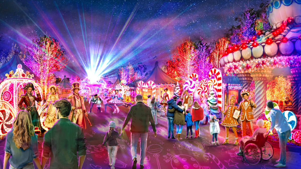 Sweet Street Six Flags Great Adventure concept art