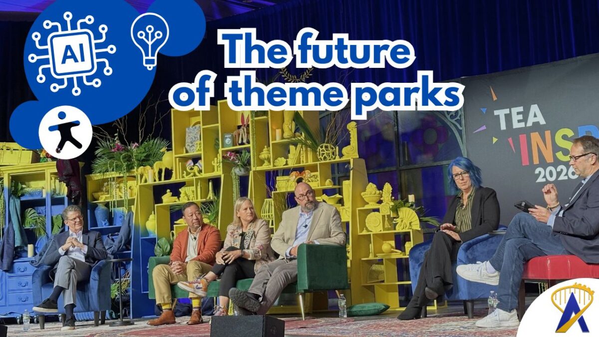 Themed Entertainment Association INSPIRE panel AI technology in theme parks future ideas - photo by Dani Meyering