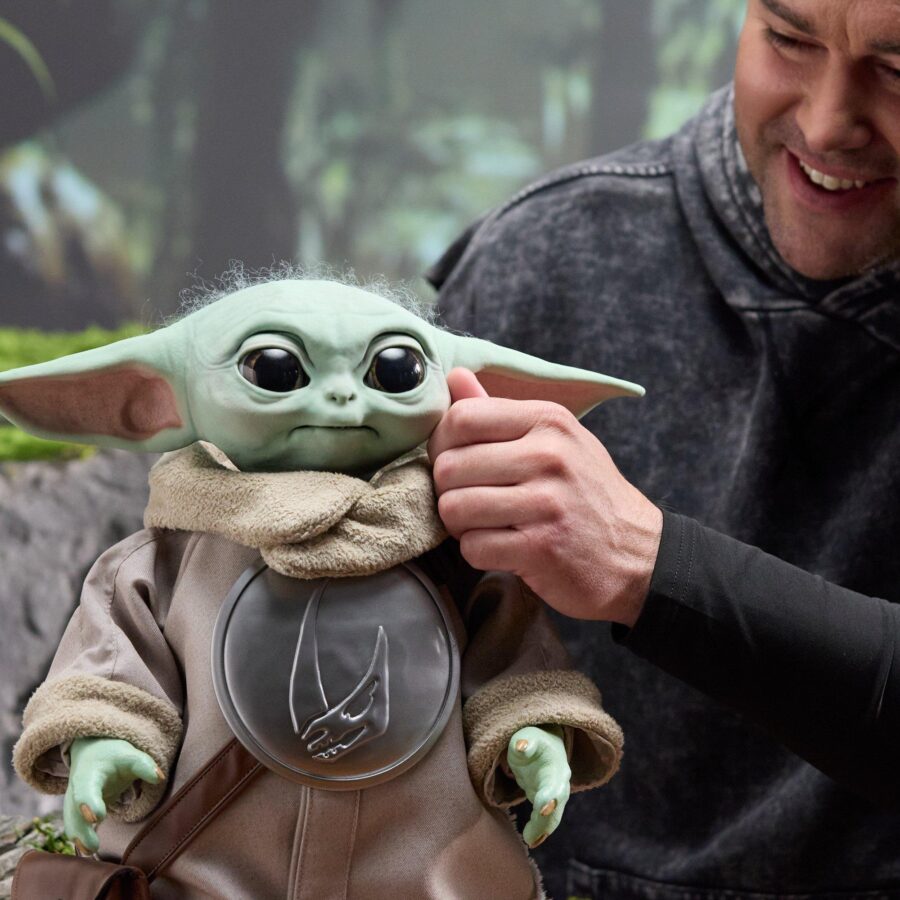Marketing photo for Grogu animatronic figure