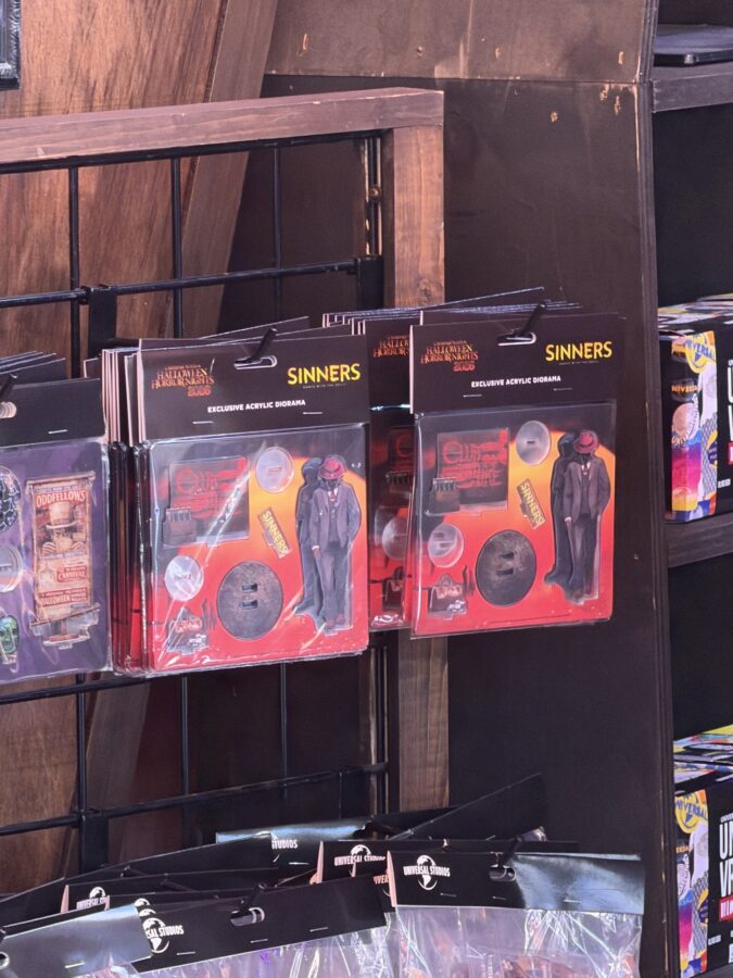 Halloween horror nights “sinners” movie acrylic figurine in packaging