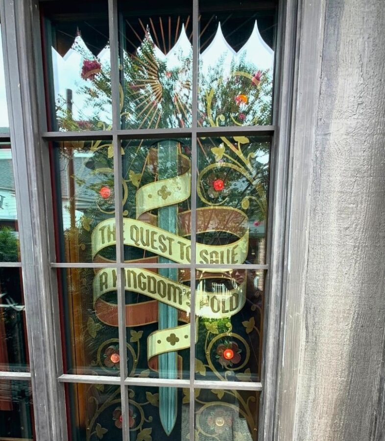 Six Ravens display window Disney Springs