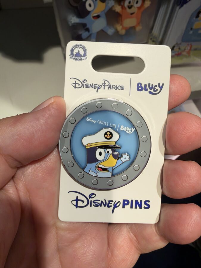 Bluey Disney Cruise Line trading pin